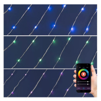 LED RGB Vánoční stmívatelný řetěz 200xLED/29 funkcí 20,4m