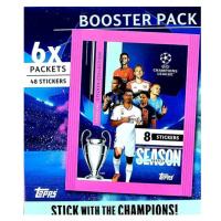 Fotbalové samolepky Topps UEFA UCL - Booster Pack (48 v balíčku)