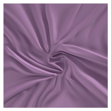 Kvalitex Saténové prostěradlo s gumou fialová, 160 x 200 cm