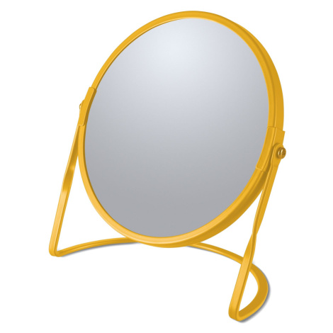 Spirella kosmetické zvětšovací zrcátko AKIRA, matná šafránově žlutá, ocel