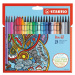 STABILO Pen 68 Vláknový fix - sada 24 barev