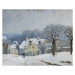 Obrazová reprodukce The Place du Chenil at Marly-le-Roi, Snow, 1876, Alfred Sisley, 40 × 30 cm