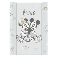 Ceba Podložka přebalovací s pevnou deskou COMFORT (50x70) Disney Minnie & Mickey Grey