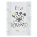 Ceba Podložka přebalovací s pevnou deskou COMFORT (50x70) Disney Minnie & Mickey Grey