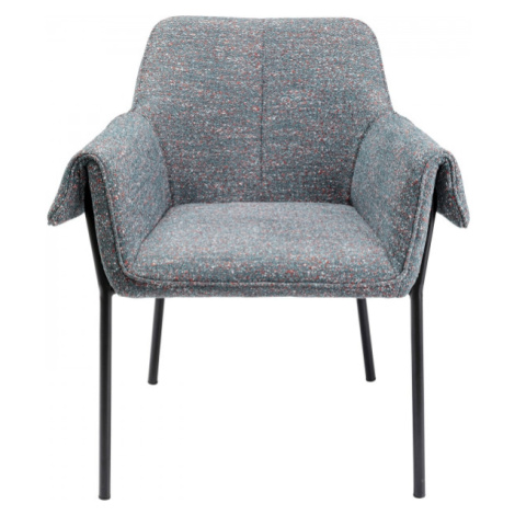 KARE Design Jídelní židle s područkami Armrest Bess Grey Flitter