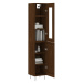 vidaXL Skříň highboard hnědý dub 34,5 x 34 x 180 cm kompozitní dřevo