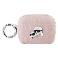 Pouzdro Karl Lagerfeld KLAP2PGKCPP AirPods Pro 2 (2022/2023) cover pink Monogram Karl & Choupett