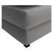 Pohodlná rozkládací pohovka šedé barvy s polštářky TK320