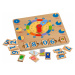 Lucy & Leo 184 Učíme se hodiny - dřevěná naučná hrací deska