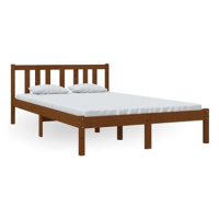 Rám postele medově hnědý masivní dřevo 120 × 200 cm, 814882