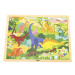 Puzzle na podstavci Viga 44584 48 dílků - poznávání dinosaurů