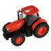 Traktor Zetor RC s vlekem plast 42cm 2,4GHz dobíjecí pack + baterie se zvukem v krabici