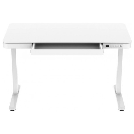 ERGO elektricky výškově nastavitelný stůl Workstation White 140x70 bílá / bílá