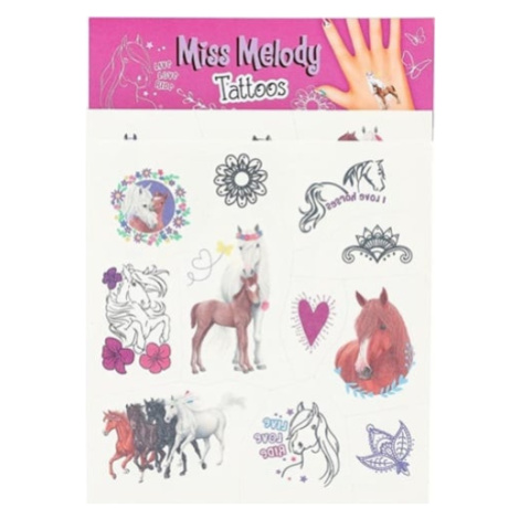 Sada tetování Miss Melody, Různé motivy, 2 archy