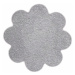 Vopi koberce Kusový koberec Eton šedý květina - 160x160 kytka cm