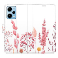 iSaprio flip pouzdro Pink Flowers 03 pro Xiaomi Redmi Note 12 Pro+ 5G