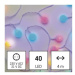 EMOS Světelný LED řetěz Cherry s časovačem 4 m barevné