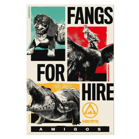 Plakát Far Cry 6 - Fangs for Hire (155) Europosters