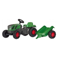 FENDT RollyToys rollyKid Velký dětský šlapací traktor s vlečkou