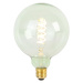 E27 stmívatelná LED spirálová žárovka G125 zelená 4W 180 lm 1800K