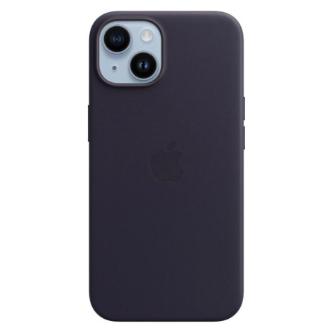 Apple kožený kryt s MagSafe na iPhone 14 Plus inkoustově fialový Inkoustově fialová