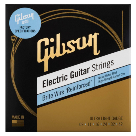 Gibson SEG-BWR9 Brite Wire Reinforced Ultra-Light
