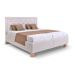 Čalouněná postel Elizabeth 180x200, béžová, včetně matrace