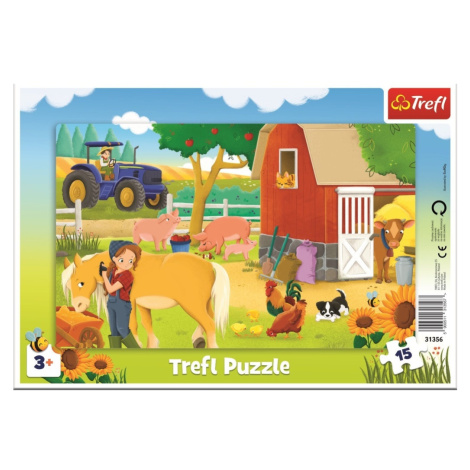 Puzzle Na farmě Trefl