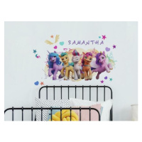 York Wallcoverings Samolepky s pohádkovým motivem MY LITTLE PONY se jménem vašeho dítěte