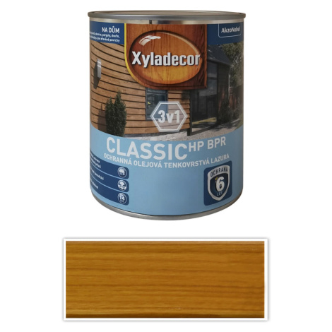XYLADECOR Classic HP BPR 3v1 - ochranná olejová tenkovrstvá lazura na dřevo 0.75 l Borovice