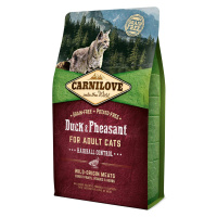 Carnilove Cat Adult – Duck & Pheasant / Hairball Control. 2 kg