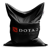 Sablio Sedací vak Classic DOTA 2 Černá - 200x140 cm