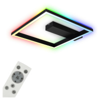 BRILONER RGB CCT LED stropní svítidlo, 57cm, 20 W, 1800 lm, černá BRILO 3736-015