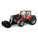 Bruder Traktor MASSEY FERGUSON + čelní nakladač