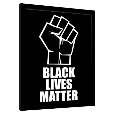 Obraz na zeď - Black Lives Matter - Fist Pyramid