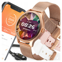 Chytré Hodinky Dámské Hodinky Pl Menu Upozornění Hovory Smart Watch 3 Řemínky