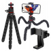 Stativ Na Fotografie Držák Telefonu Fotoaparát 1/4 Mini Tripod Trojnožka Ohebný