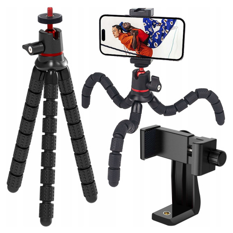 Stativ Na Fotografie Držák Telefonu Fotoaparát 1/4 Mini Tripod Trojnožka Ohebný