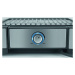 Elektrický otevřený stolní BBQ gril Severin PG 8615 / 46 x 28 cm / 2400 W / nerez / černá