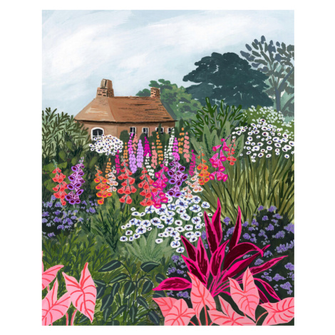 Ilustrace Lush Garden, Sarah Gesek, 30x40 cm