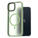 AlzaGuard Matte Case Compatible with MagSafe pro iPhone 13 zelený