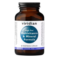 Viridian High Five Multivitamin & Mineral Formula 60 kapslí