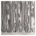 Dekorační vzorovaný velvet závěs s kroužky JASAN stříbrná/stříbrná 140x250 cm (cena za 1 kus) My