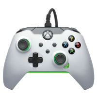 PDP drátový ovladač Neon White (Xbox/PC)