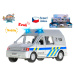 Kids Globe Traffic policie 14cm kov zpětný chod na baterie český design světlo a zvuk