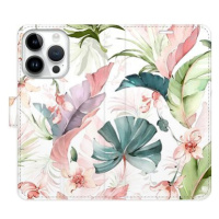 iSaprio flip pouzdro Flower Pattern 07 pro iPhone 15 Pro