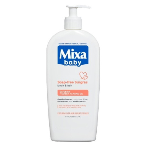 MIXA Baby mycí gel 2v1 na tělo a vlásky 400 ml