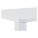 Jídelní stůl VILM – 135x80x76 cm, vysoký lesk bílý
