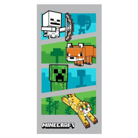 Carbotex Dětská osuška Minecraft Zvířátka