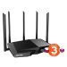 Tenda TX27 Pro AXE5700 WiFi6E Router, 1x GWAN, 3x GLAN, IPv6, BSS Color, VPN server, WPA3,CZ app